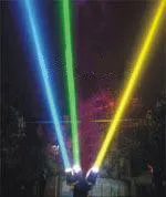 3 Heads 1000w 5000W Moving Head Beam Waterproof Tracker Search Lights Outdoor Sky Beam Light