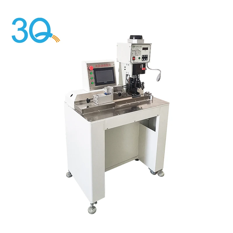 3Q Flat cable terminal crimping machine 22awg flexible multi conductor cable Molex crimp machine