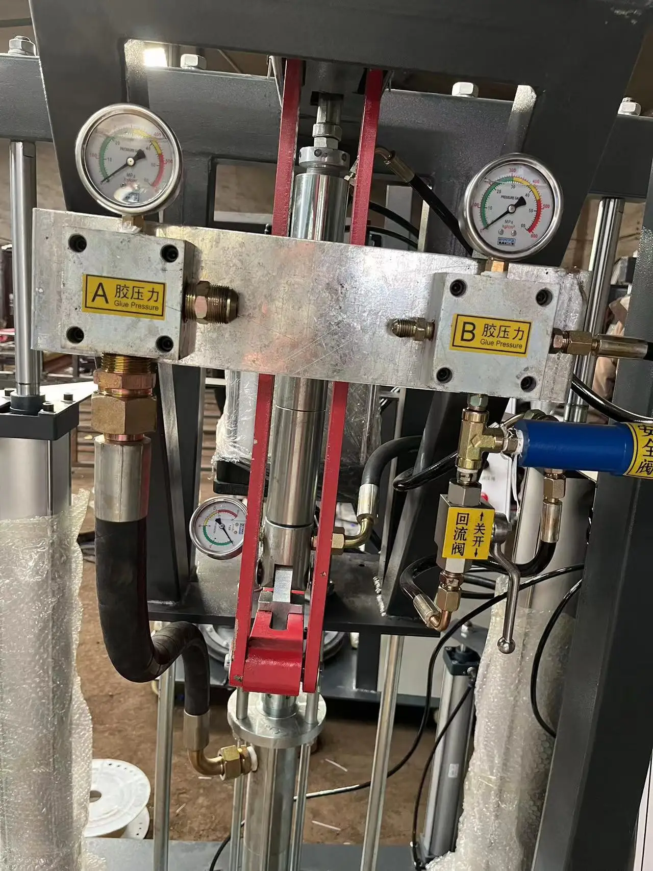 Insulating glass curtain wall machinery two-component gluing machine Rotary gluing table glass gluing machine