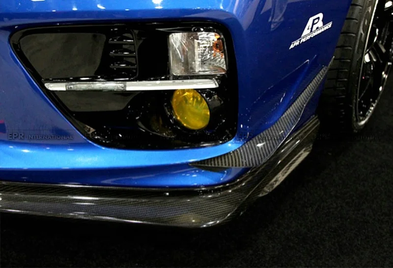 for 14-17 Impreza WRX VAB VAF STI USDM APR carbon fiber Front Bumper Canard (Pre-facelifted)