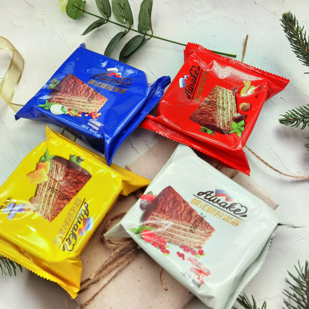 Customized wholesale halal cake Russian