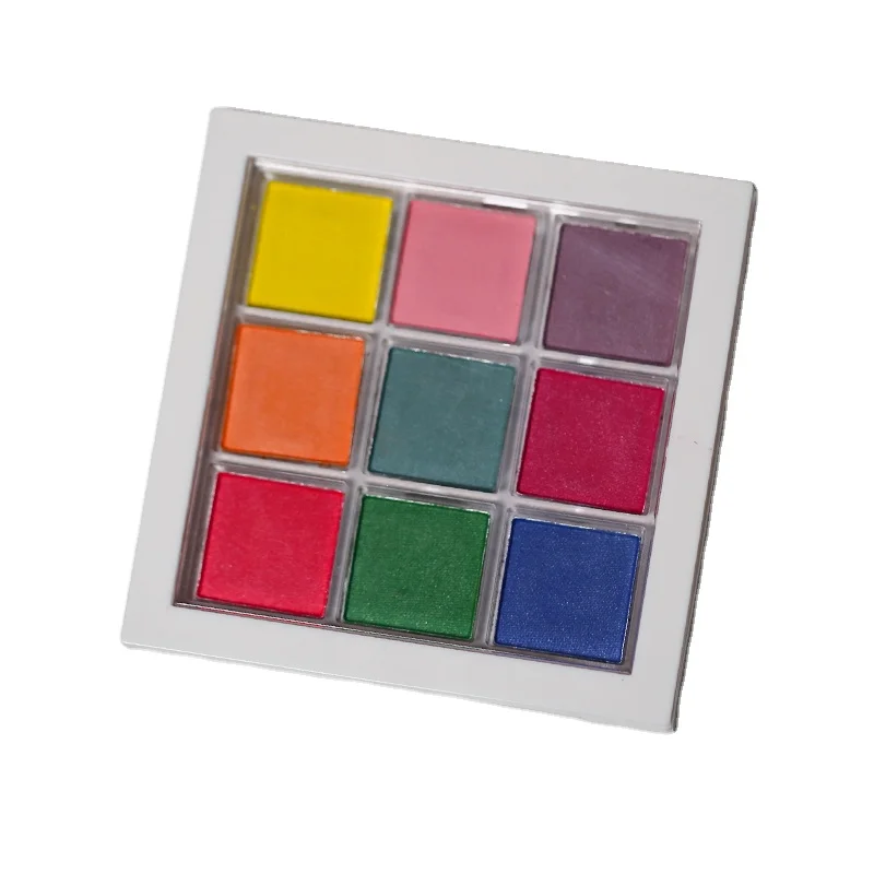 New Design 9 Colors Gradient Nails Powders Pink Morandi Color Solid Magic Glitters Manicure Polish Pigment Decorations