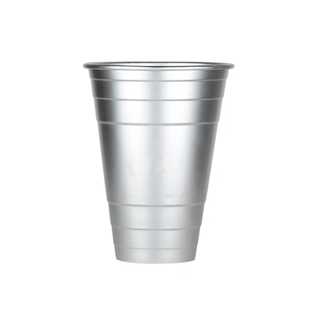 Environmental Protection reusable Disposable Recyclable Aluminum Cup Outdoor Camping Party mug Cold Drink Beer Coke Cups