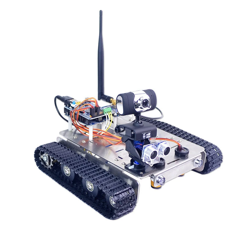 Умный автомобильный робототехники GFS WiFi видео автомобиль Raspberry Pi 4B/R3