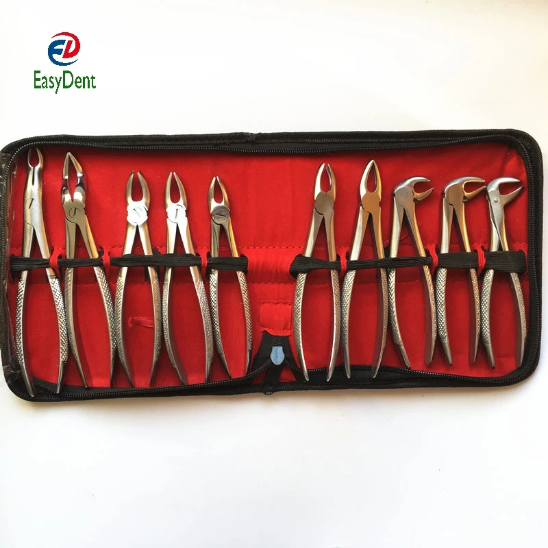  Hot Selling Dentagra Dental Forceps Suit Tooth Sets of dental instruments include post pliers for adult