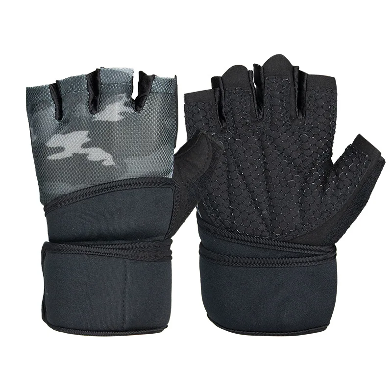 Фитнес на полпальца с повязкой для тренировок солнцезащитный крем для верховой езды спорта альпинизма тяжелой атлетики для мужчин и женщин