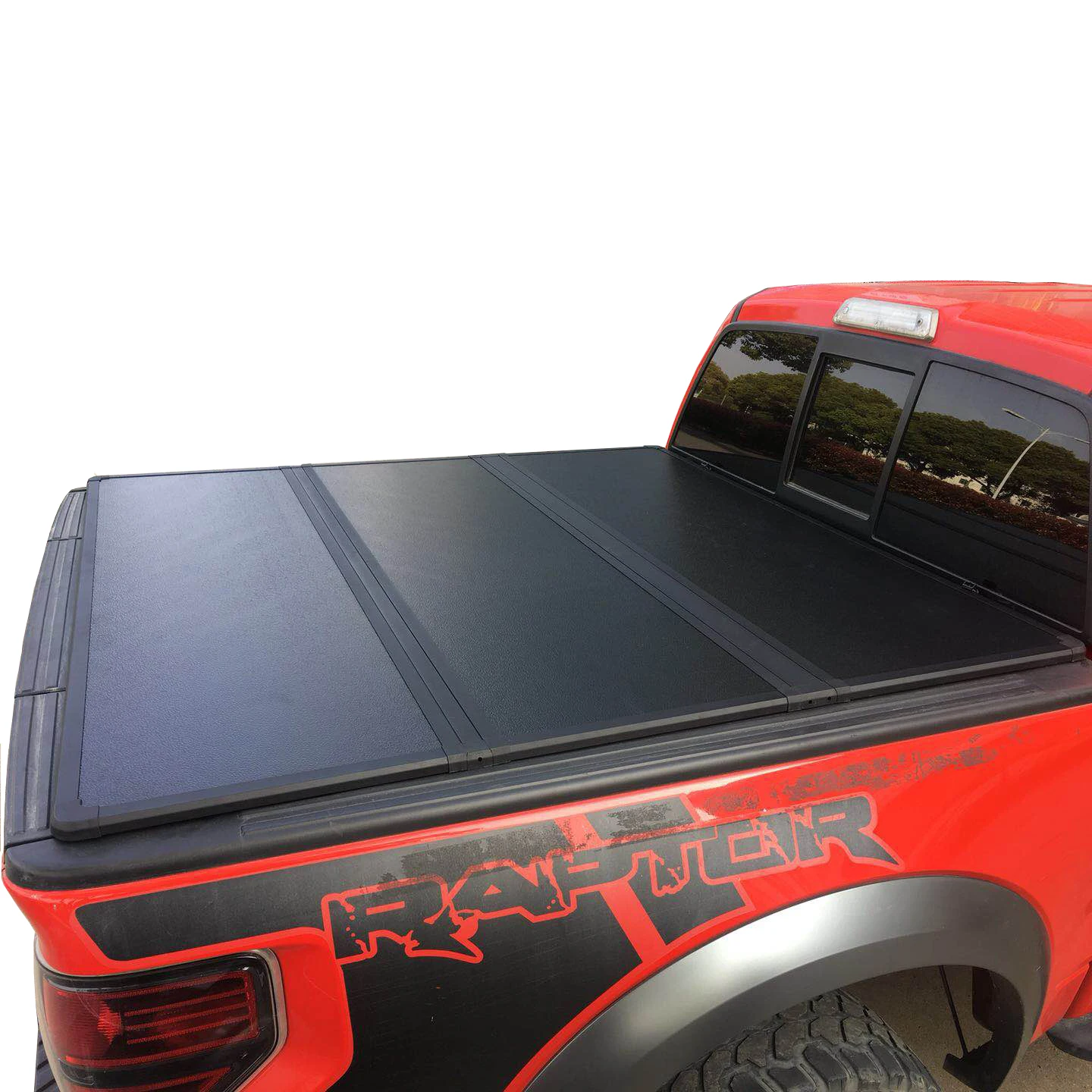 
Aluminum Hard Tri Folding Tonneau Cover Bed Cover For Truck Accessories  (62307451253)