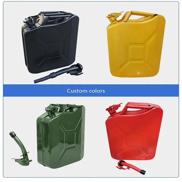5L 10L 20L oil container best quality Portable petrol drum diesel jar oil container filling can portable metal fuel canister