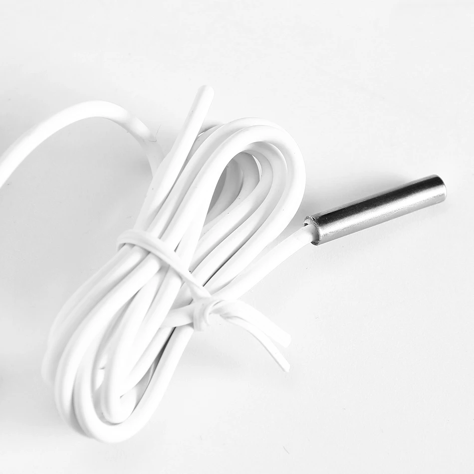 LCD Digital Thermometer Temperature Sensor Temp Meter Thermostat Thermal Regulator Controller 1M 2M Cable Probe TPM-10