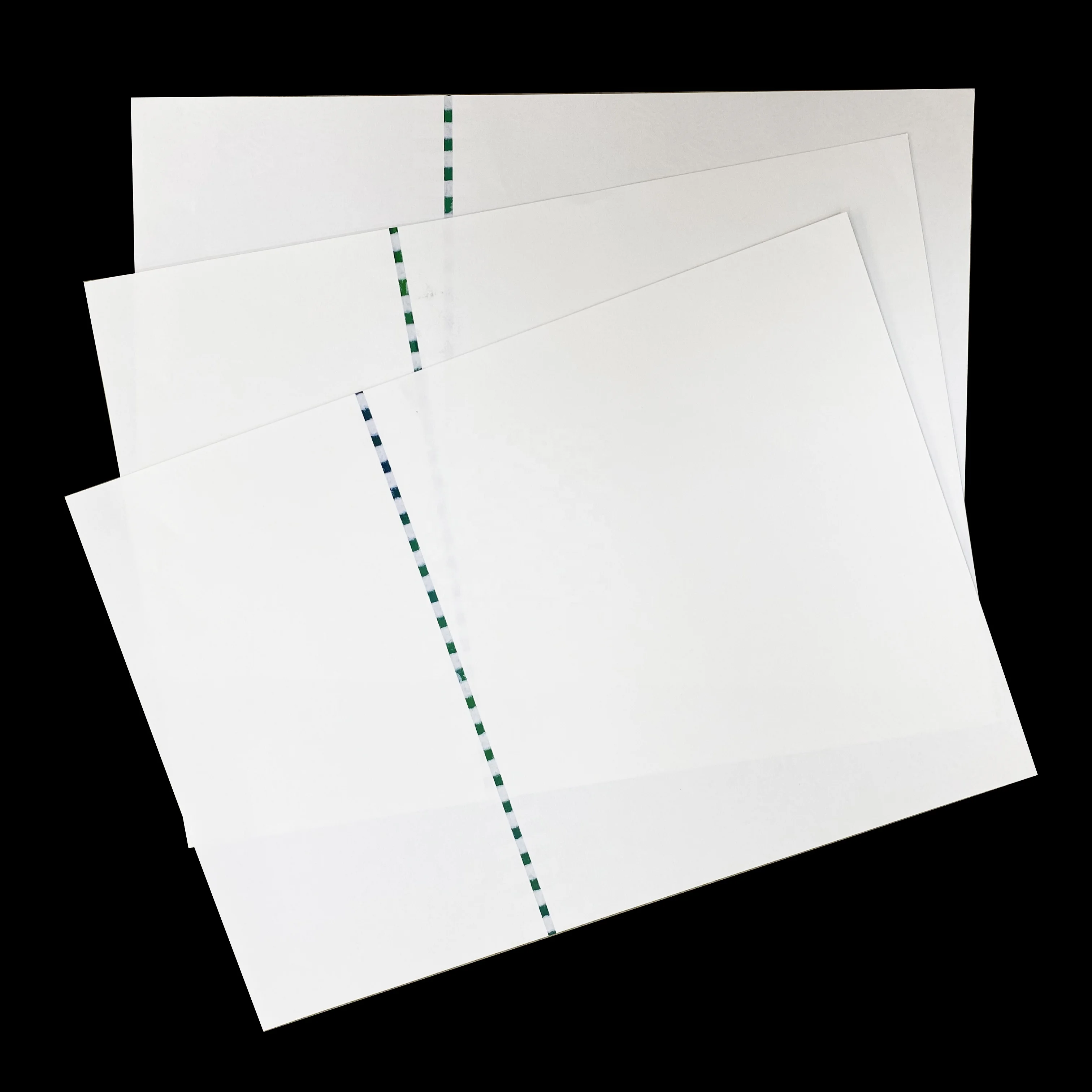 GDLEGEND 120g A4 75% Cotton 25% Linen Paper Green to Blue Purple Security Thread Fibers Dove Watermark Anti-counterfeiting Sheet