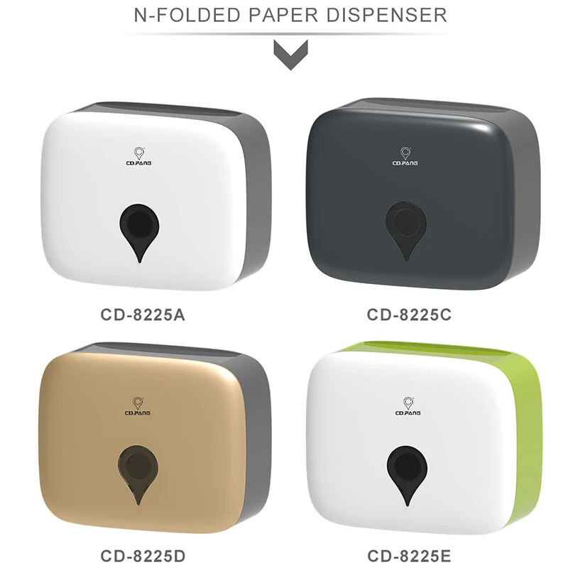 CD.PANG Eco Friendly Residential Paper Dispenser Towel Dispenser Paper Holder Hand Dispenser Paper Chuangdian CD-8225