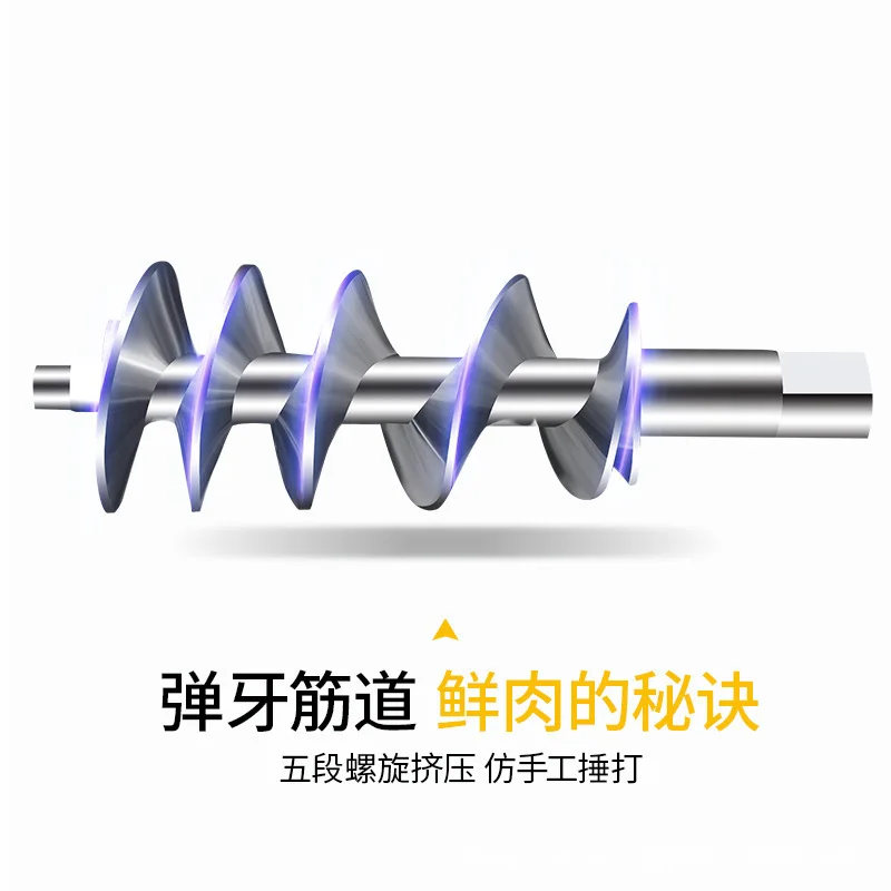 Manual meat grinder, aluminum alloy household multifunctional food processor, noodle sausage grinder