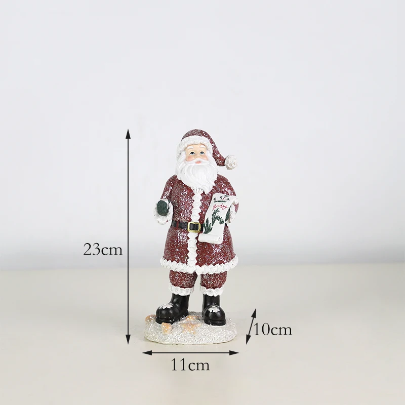 Redecco Popular Poly resin Santa Claus Santa Claus Costume Mascot Santa Clause For Sale