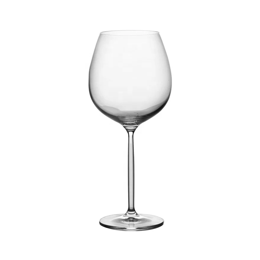 Wholesale high quality banquet wedding stemware large lead free crystal wine cheap glass goblet