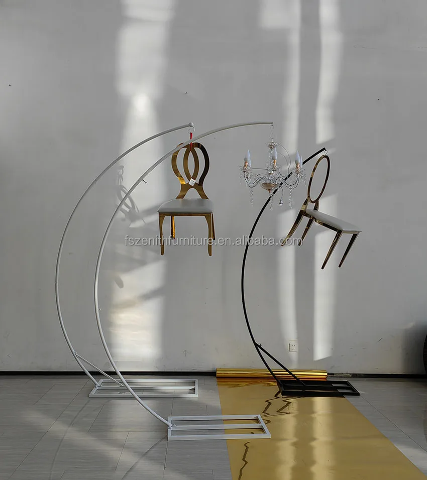 White Gold Black Wedding Light Props Crystal Chandelier Stand Luxury Party Events Wedding Chandelier Hanger