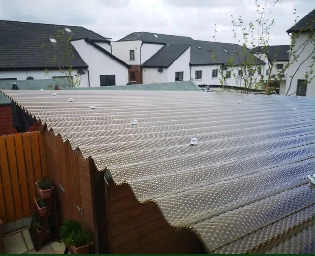 Hail proof beehive type polycarbonate sheet 2.8mm prismatic polycarbonate corrugated sheet for pergola