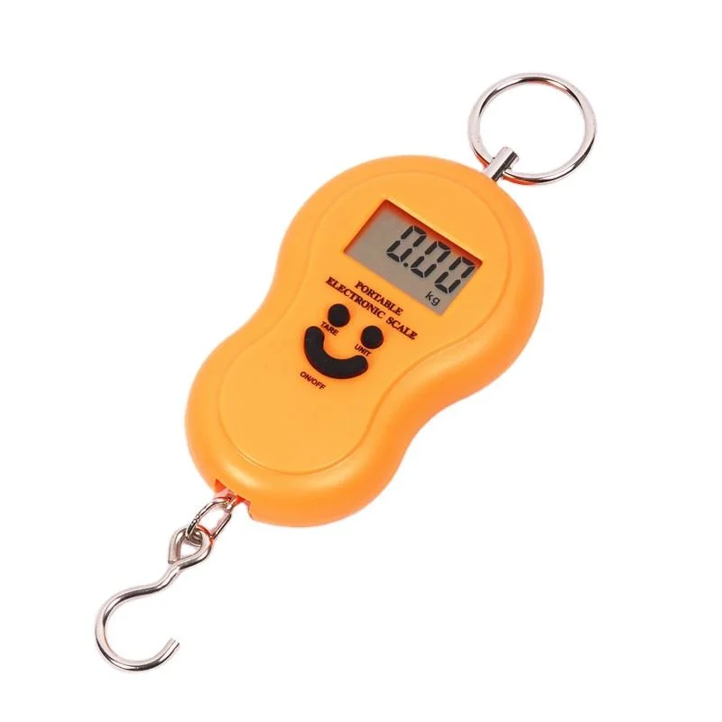 New Arrival Digital Luggage Hanging Scale Clear LCD Overload Indicator Built-in Timer Portable Weight