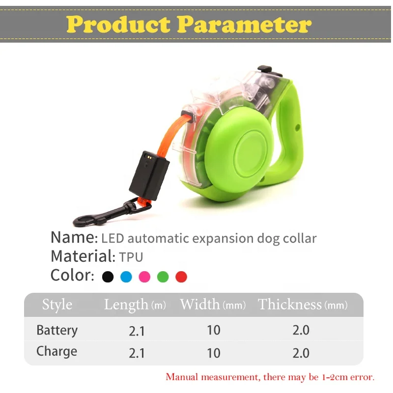 Custom Wholesale Strong Heavy Duty TPU Waterproof Pet Dog Leash Lead