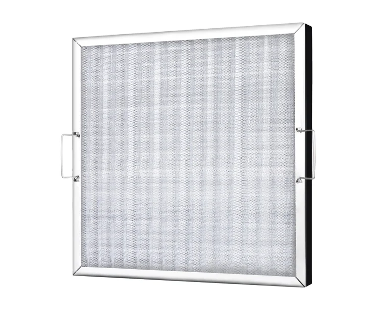 European style  baffle filter Mesh   495*395mm 0.5 mm chickness Commercial ventilation kitchen hoods