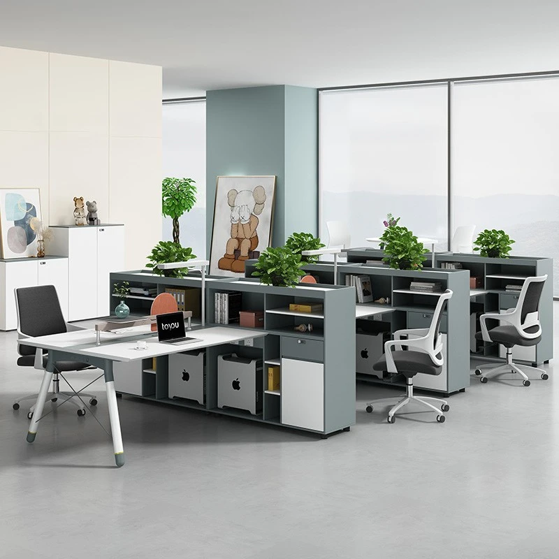 Factory sale modern office furniture desk combination cubicle office partition screen workstation