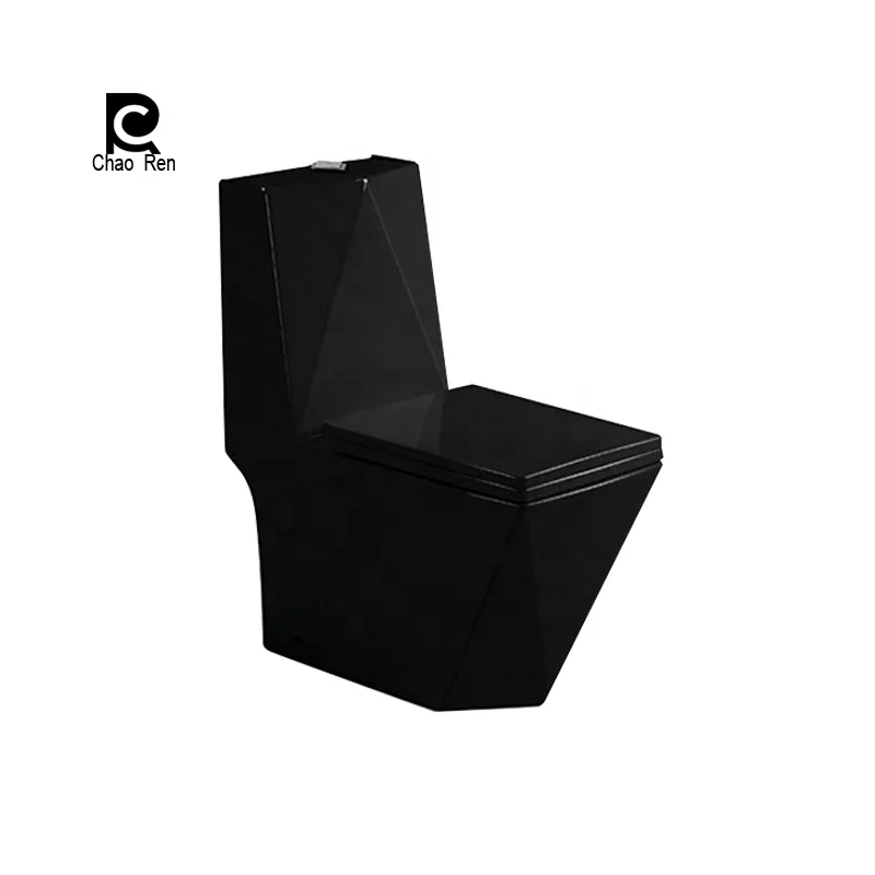 LC black WC ceramic Tunisia bathroom black toilet turkey p trap Sit toilet Dubai dual flush toilet s trap heavy calibre 100mm