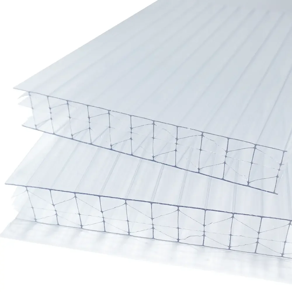 Outdoor Anti-UV 4mm-30mm Polycarbonate Hollow Multiwall Sheet For Building Material