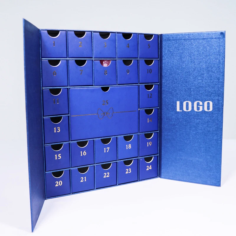 New double door Advent Calendar Blind Box Christmas Gift Countdown Calendar gift box