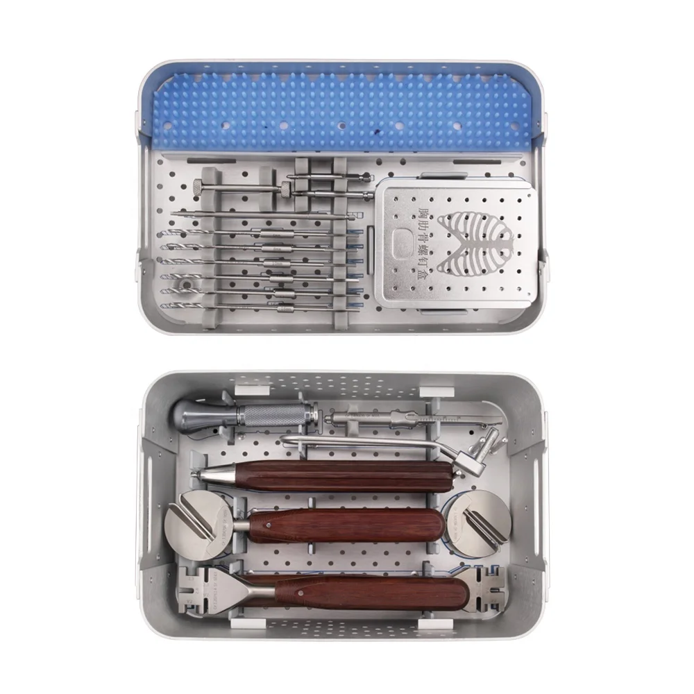 Sternum rib plate  orthopedic instrument set