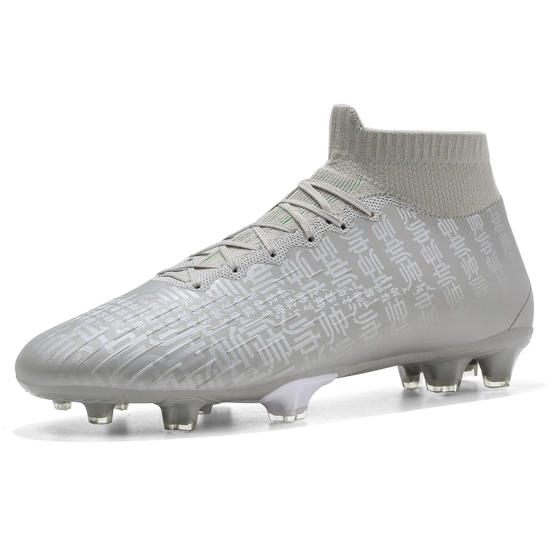 Трикотажная футбольная обувь, мужские кроссовки, тренировочные лодыжки AG/TF, уличные шипы, обувь с шипами, женские кошки, футбольные ботинки для детей