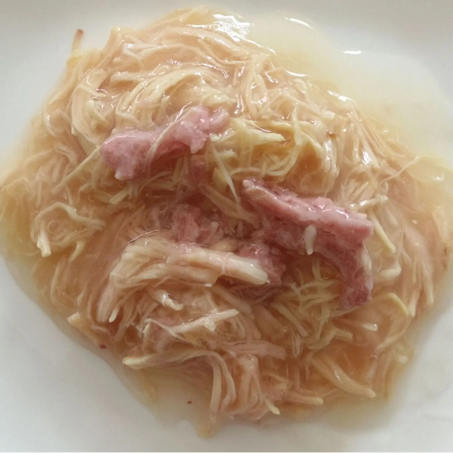 Чистое мясо кошка закуска откорма питание волосы щеки крем суп консервированный Кот