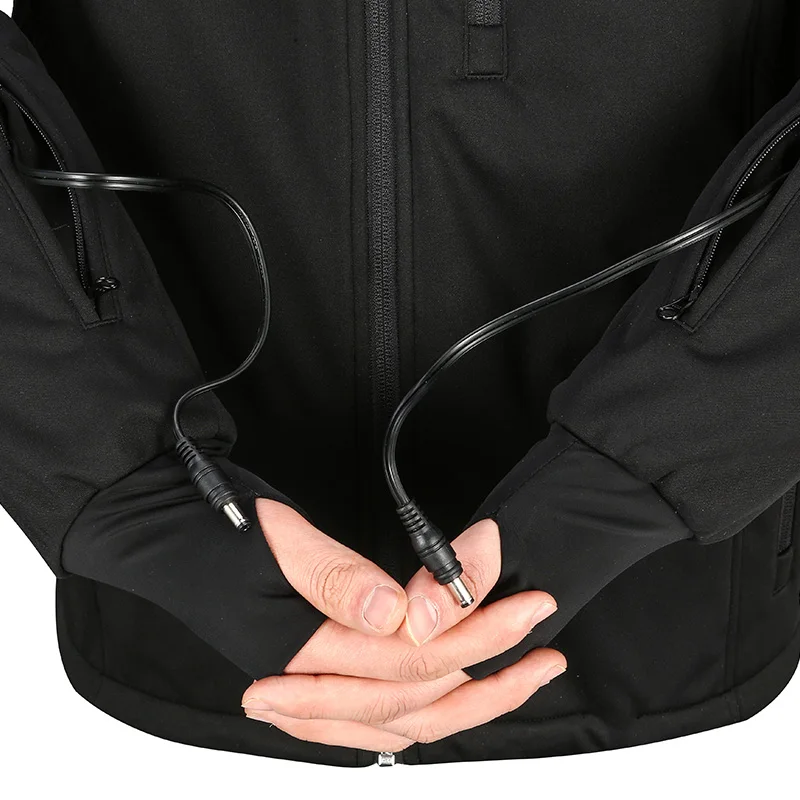 
Custom High Quality Waterproof Breathable Heating Thermal Jacket Battery Heated Winter Coats 