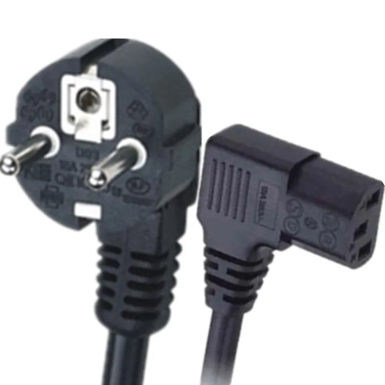  Европейская вилка CEE7/7 Schuko к шнуру питания IEC 60320