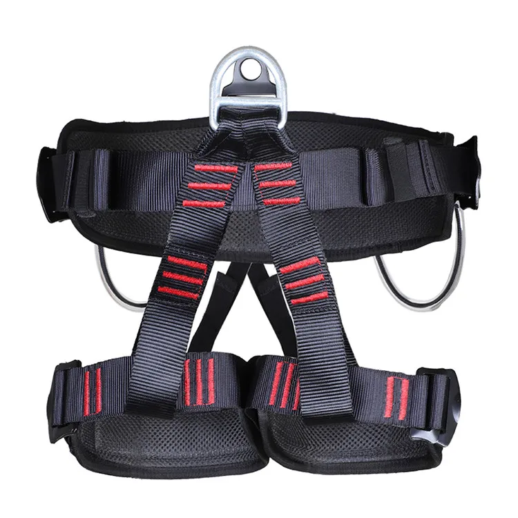 Fall protection high strength half body belt climbing safety harness