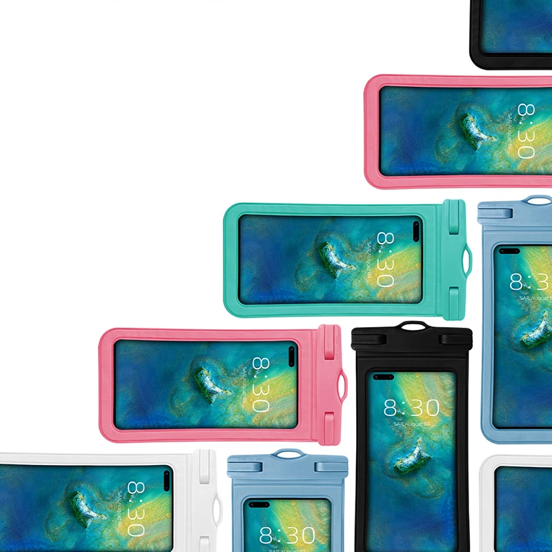 JSJM New Mobile Phone Waterproof Bag Large Swimming Transparent Mobile Phone Waterproof Case