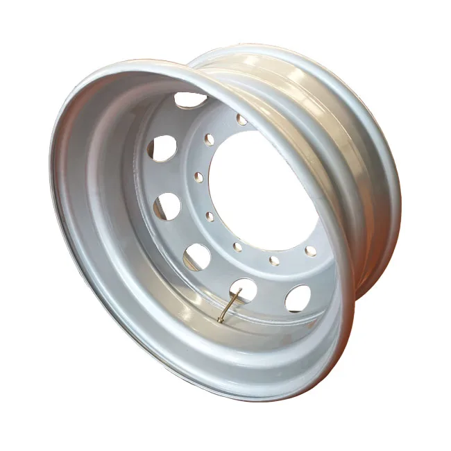 Top Quality factory Sale 22.5x8.25 Silver machine welding truck Rims Wheels 11R22.5 tire size Wheel disc