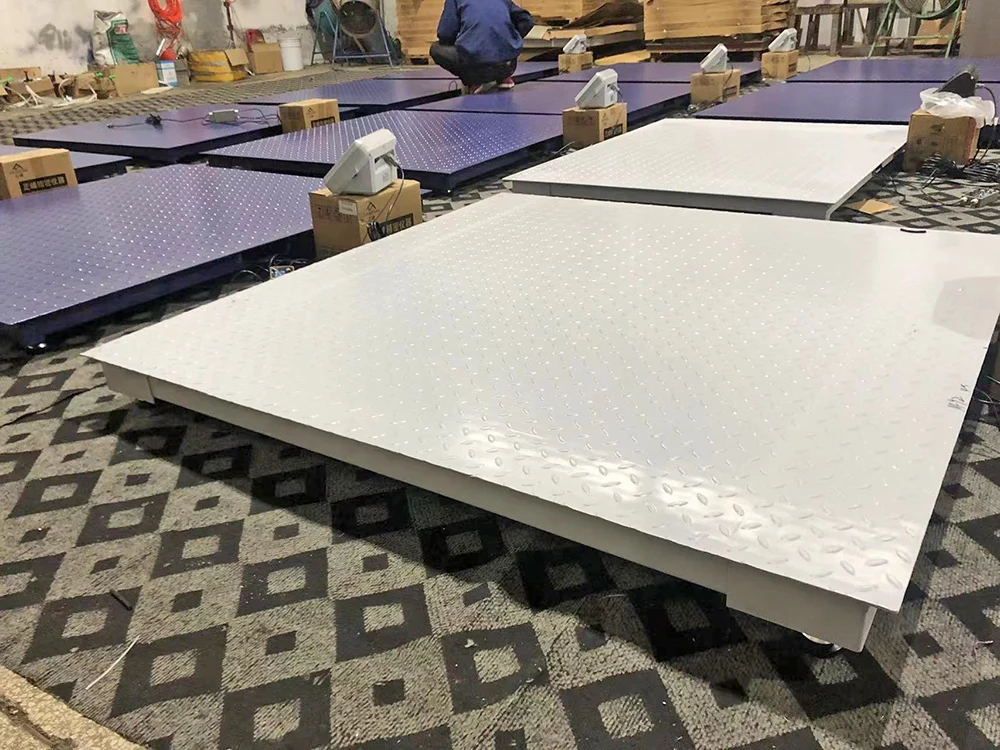 2022 New Trend  1.2m*1.2m OEM 3 Ton Portable Handle Industrial Floor Scale with A12E indicator