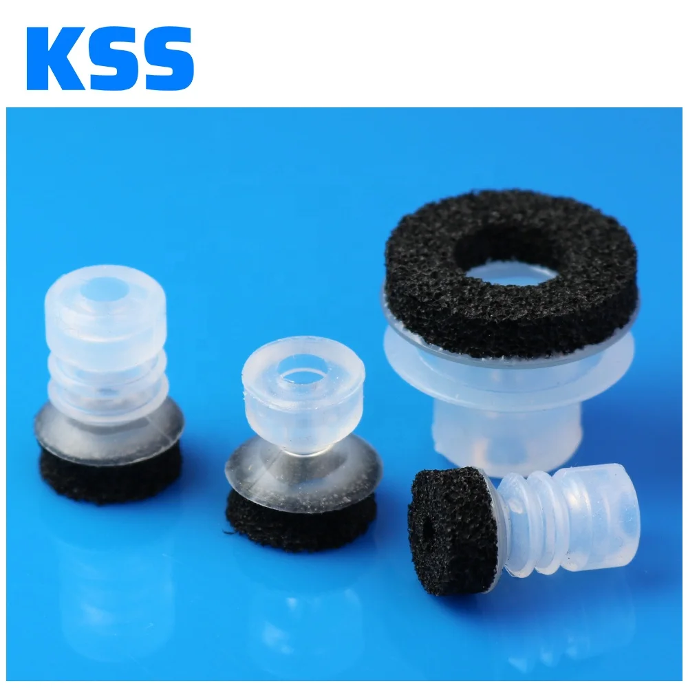 Sponge vacuum suction cup manipulator accessories suzhou suction cup for rough surface rubber suction cup