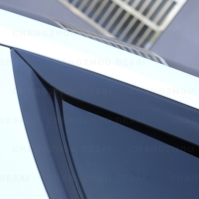 Car extior accessories side door car sun visor rain visor Side window visor deflector for Tesla model y 2021 2022 2023