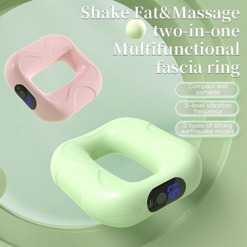 2024 Trending Products  J18A Portable Rechargeable Electric Body Massager Ring  Fat-Burning