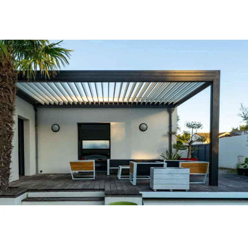 Luxury Modern Outdoor Garden Bioclimatic Aluminum pergolas and gazebos