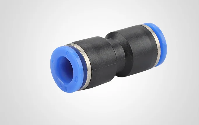 PU Union Straight Plastic Pneumatic quick Fitting Air Connectors for Pipe Connection