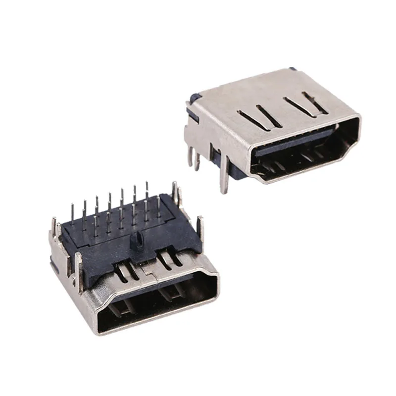 HD-MI socket display high-definition interface Displayport mini 19 Pin female smt pcb D-Sub/DVI/HDMI connector HDMI connector