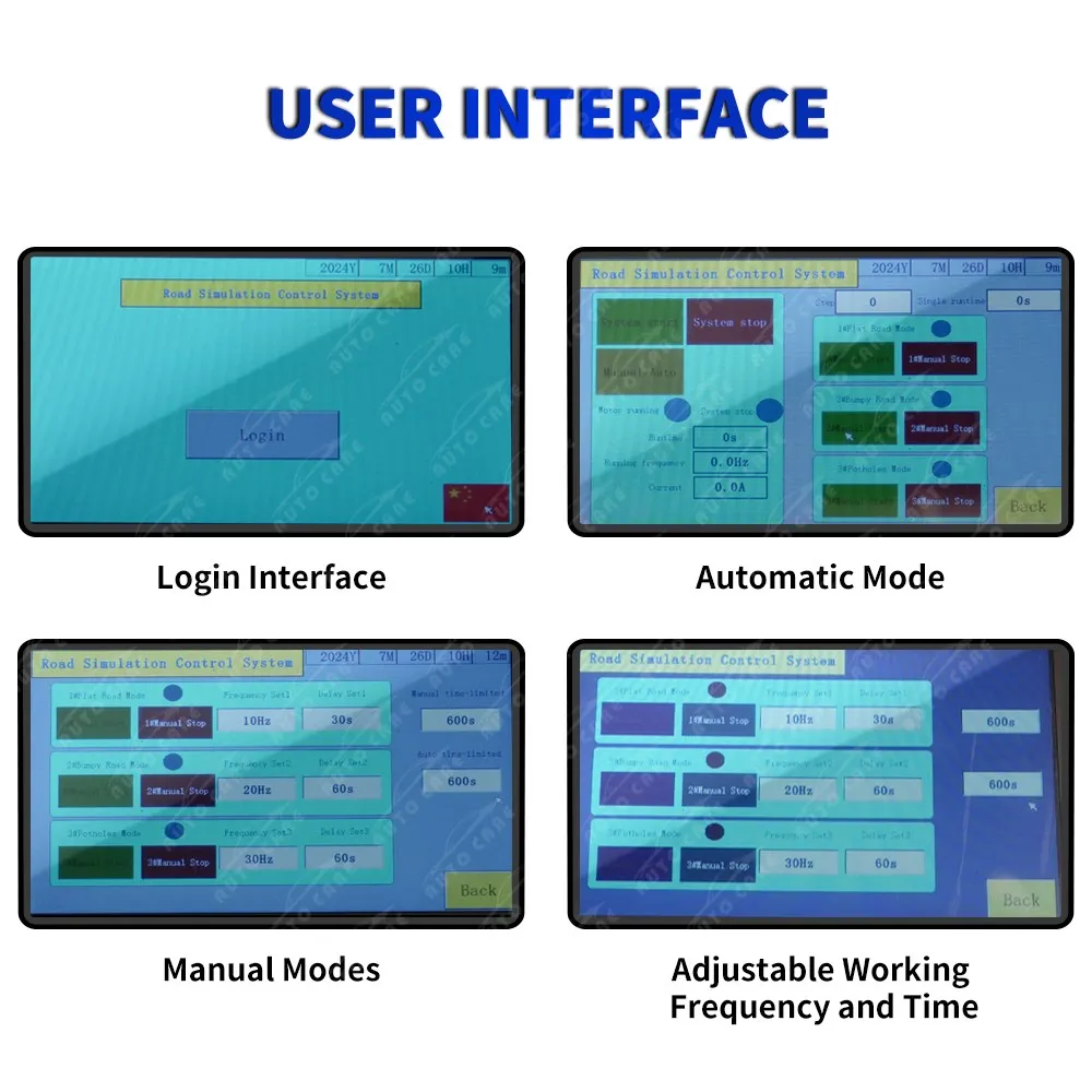 Car Chassis Detector with Head Movement Road Simulator Suspension Tester and Base Anomaly Detection Equipment for Car Workshop