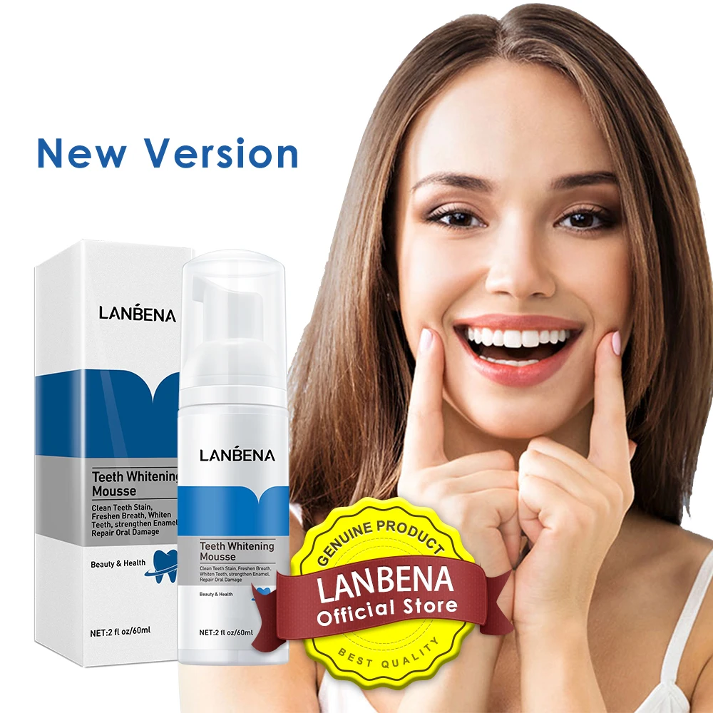 LANBENA teeth whitening foam mousse whitening mouth guard