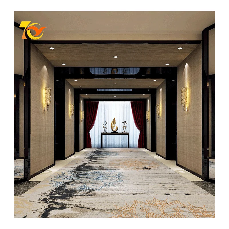 Room Carpet Printed Taiyi Sample Production Hall Casino Carpet Nylon Printing Carpet