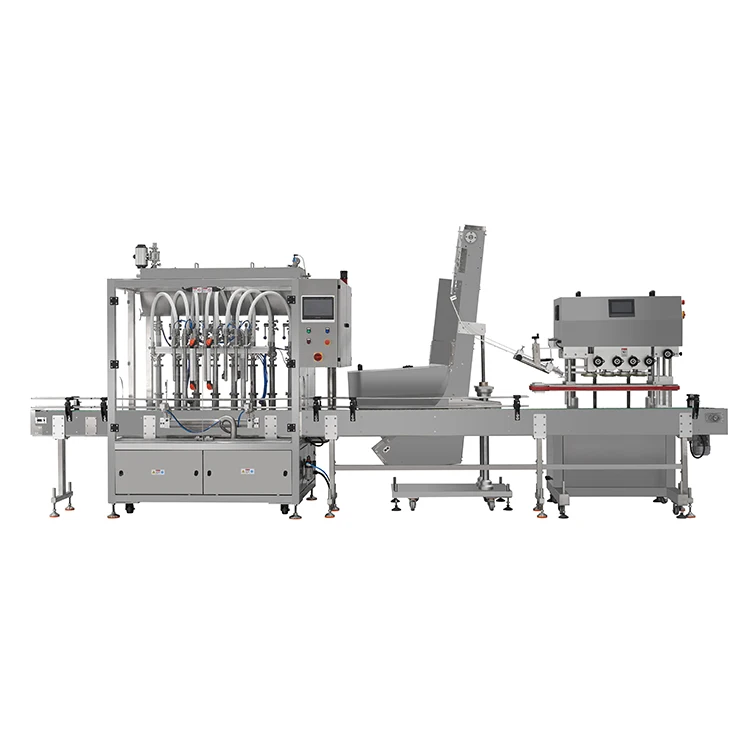Fully Automatic Liquid Water Bottle Filler And Capping Line Honey Tomato Paste Filling Machine Price