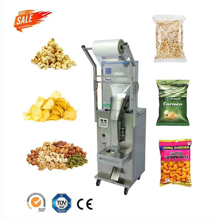 Automatic Potato Chips Plantain Chips Coffee Powder Filling Packing Machine Vertical Small Multi-Function Packaging Machines