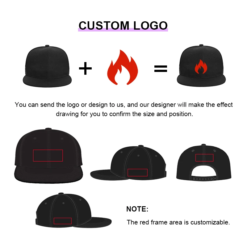 Custom embroidery logo polyester snapback sports caps with logo 6 panel plain two tone baseball trucker hat gorras de beisbol