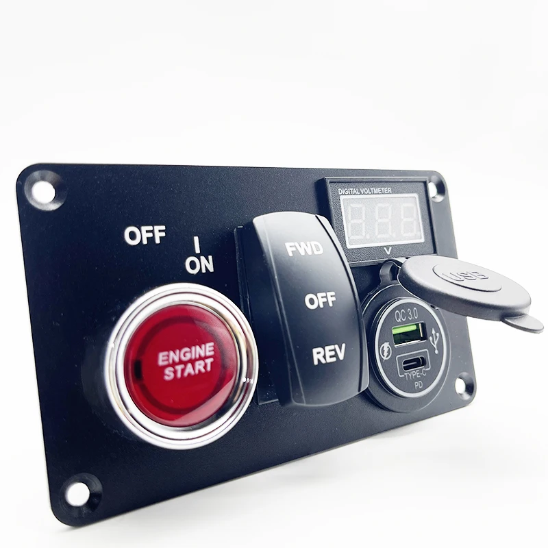 12V/24V 3-Socket 120W DC Power Car Splitter with Switch Cigarette Lighter Socket 3 Way Plug /socket female Plug Socket