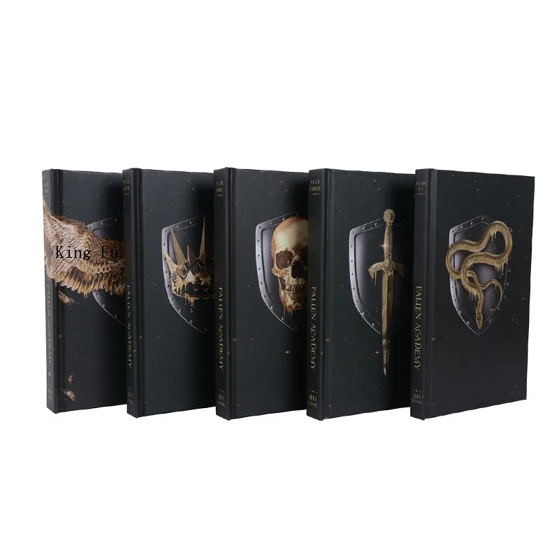 Case Bound Hardcover Book Novels Gold Foil Factory Wholesale  Cheap Custom Offset Printing